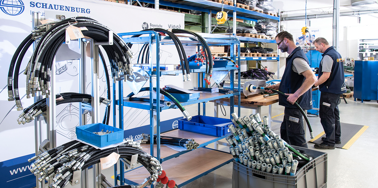 SCHAUENBURG Industrietechnik Qualitätskontrolle für Agrar-Schlauchtechnik